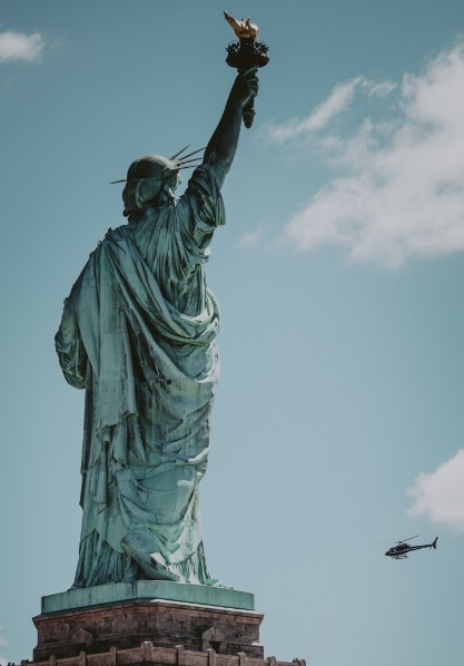la statue de la liberté alliage cuivreux
