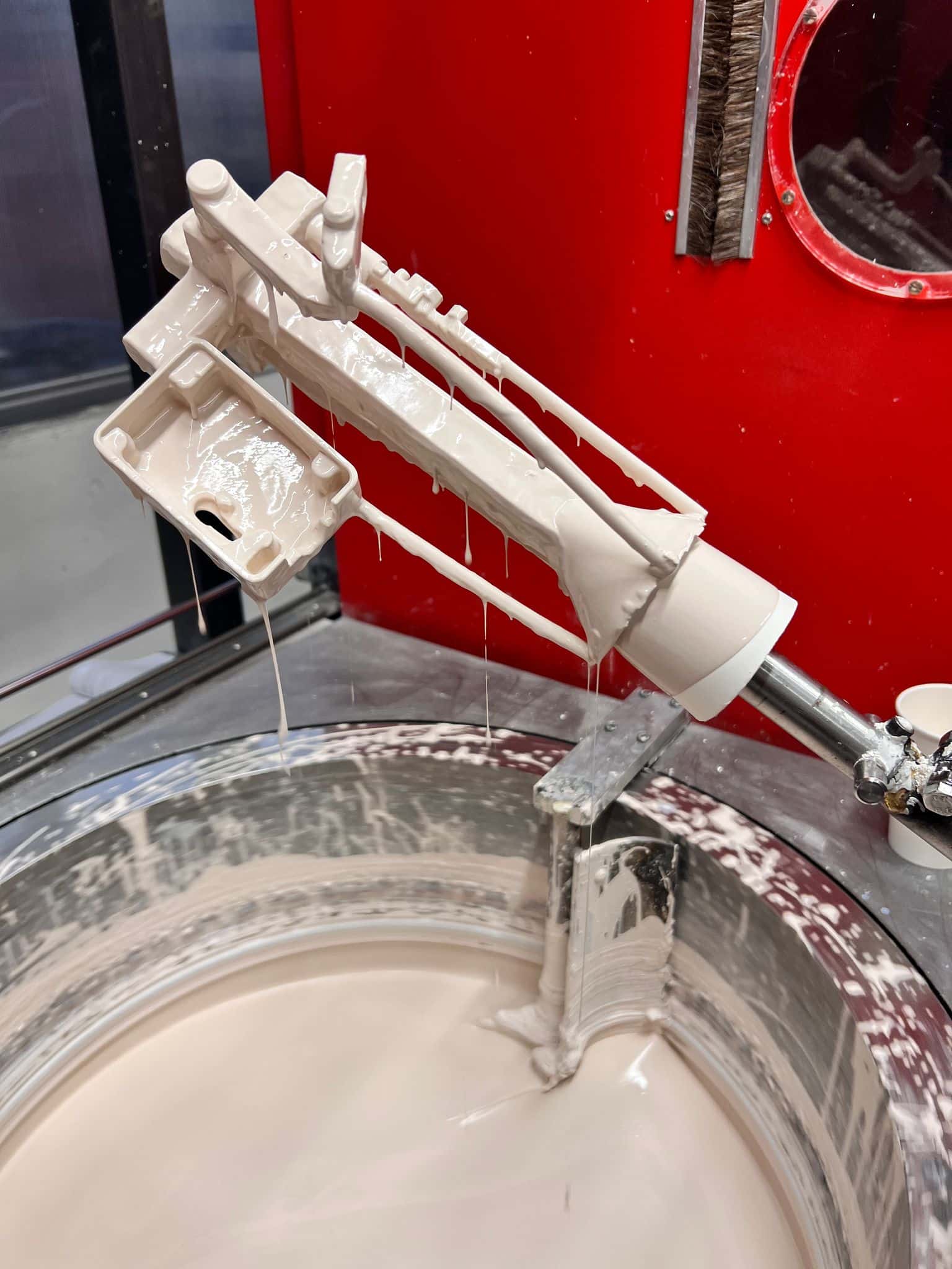 fabrication de la carapace céramique pour coulée gravitaire cupro